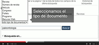 Tutorial en video para la búsqueda en el catálogo de la Biblioteca.