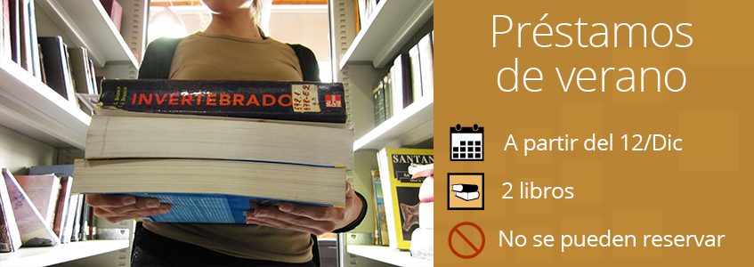 Todos aquellos que necesiten material en préstamo durante el período de receso estival podrán acceder a préstamos de verano a partir del jueves 12 de diciembre de 2019.