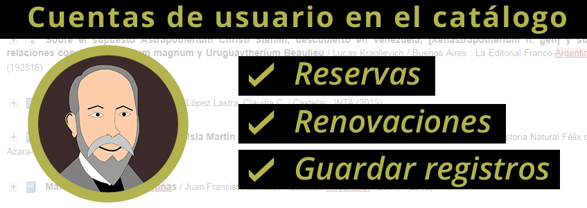 Por medio de las cuentas de usuario para el catálogo, puedes reservar material, extender el periodo de préstamo y guardar registros de manera independiente.